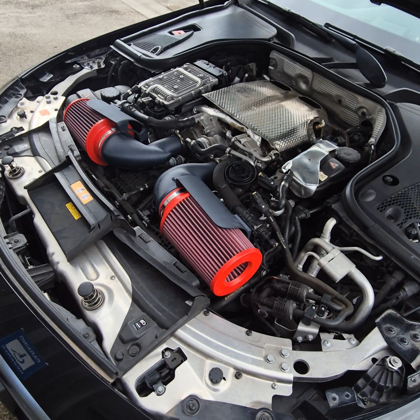 Admission en fibre de Carbone hybride M177 E63 / E63s / Amg GT 63 4 portes