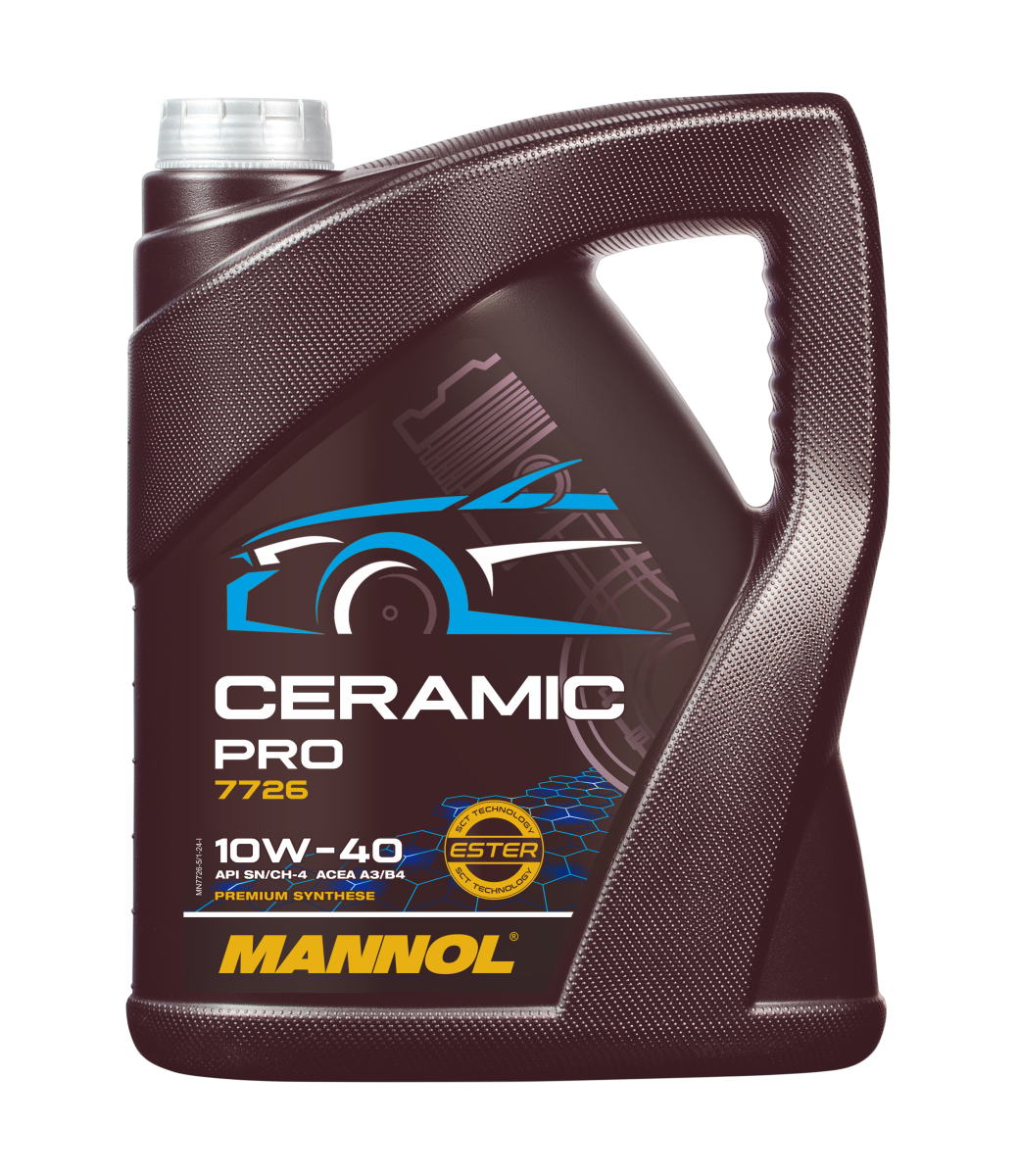MANNOL Ceramic Pro 7726 10W-40 — 5 L