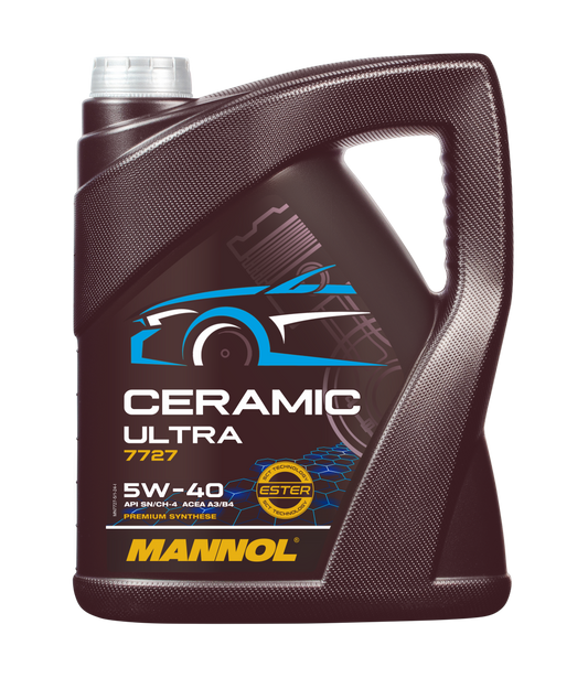 MANNOL Ceramic Ultra 7727 5W-40 — 5 L